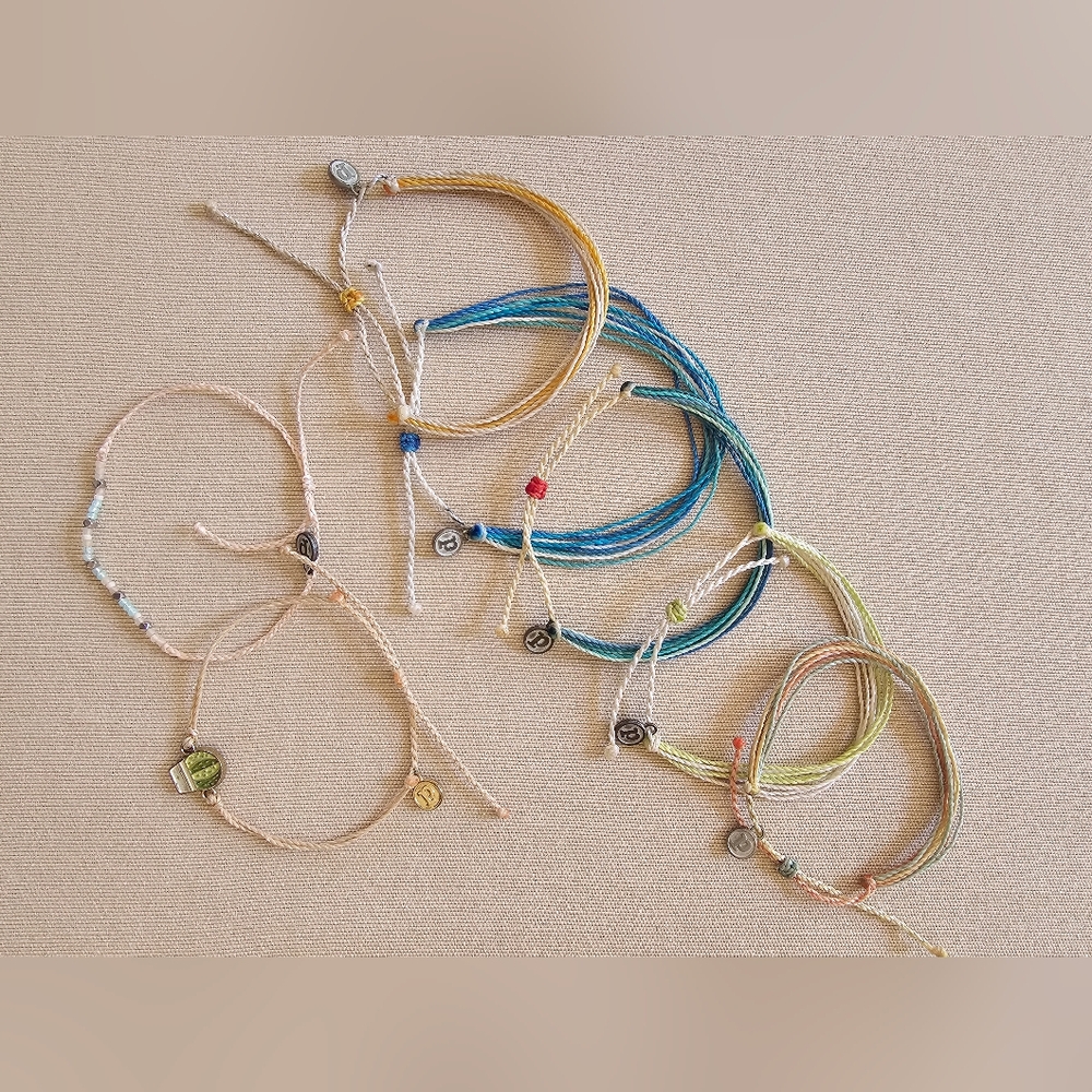 Lot of 7 GUC Pura Vida Bracelets